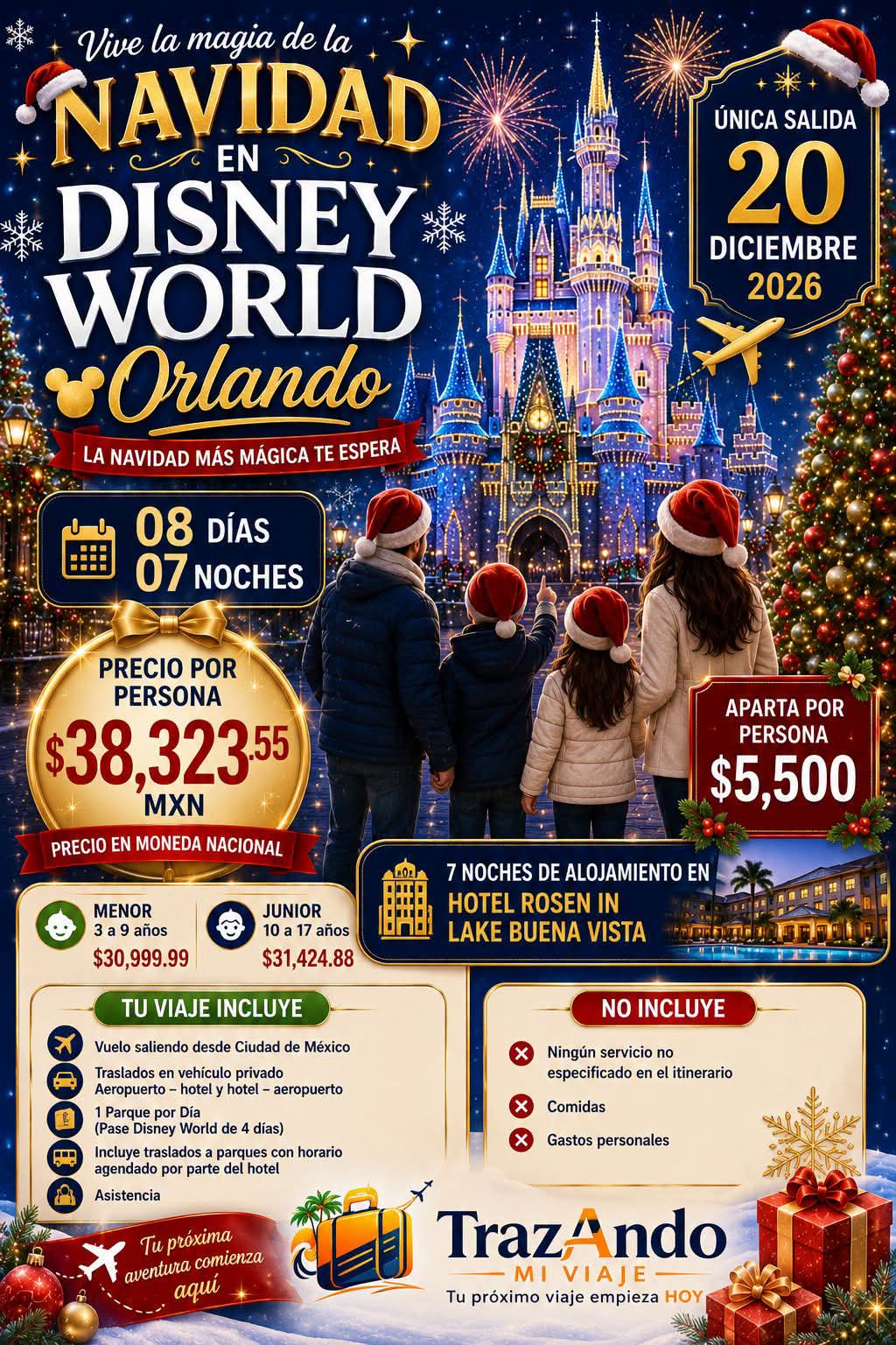 Navidad en Dysney World Orlando