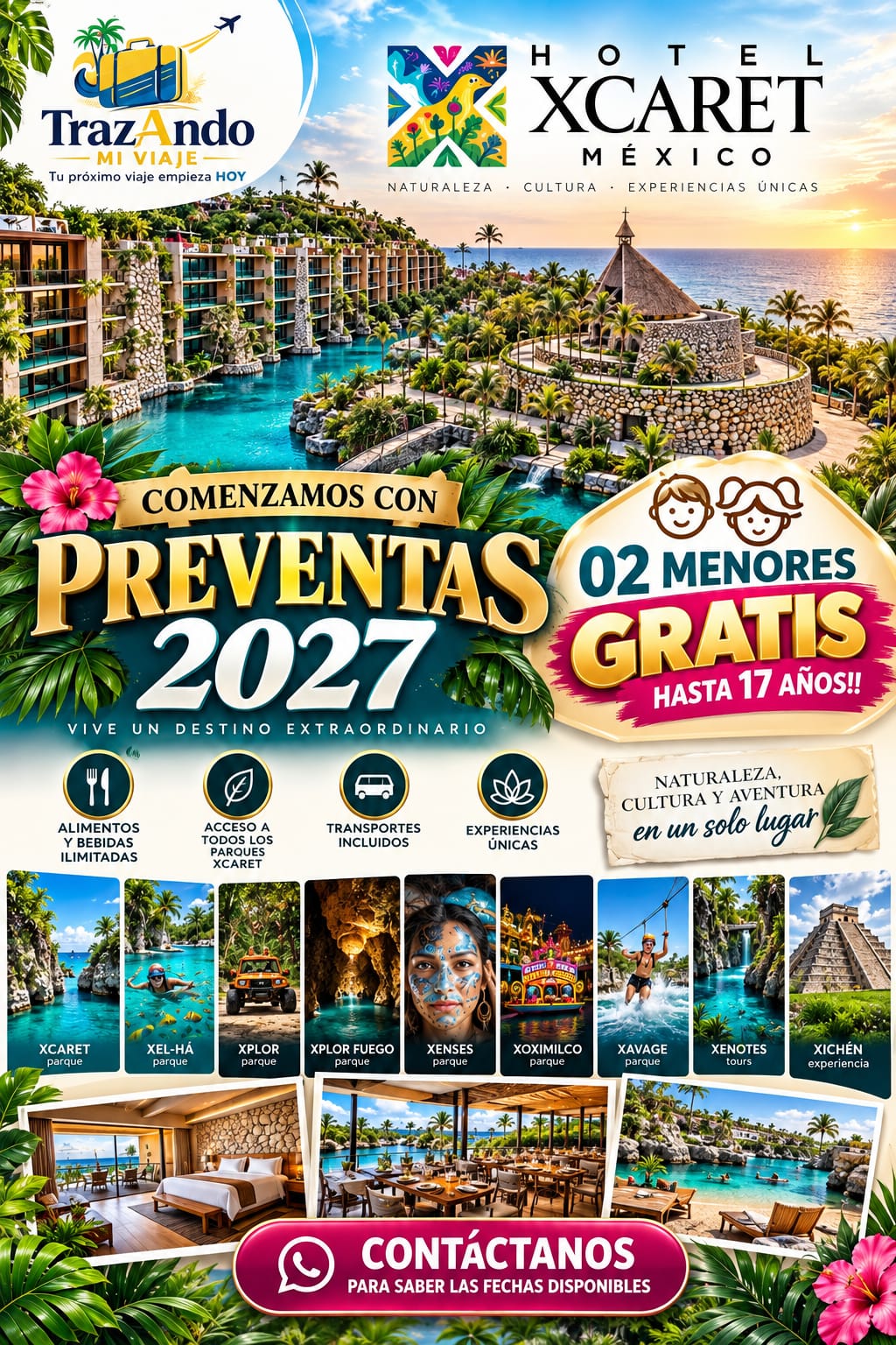 🌿🏨 ¡LA PREVENTA MÁS ESPERADA DEL AÑO LLEGÓ A TRAZANDO MI VIAJE! 🦜✨